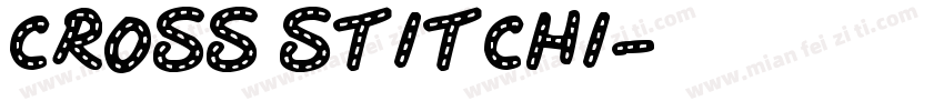 cross stitchi字体转换